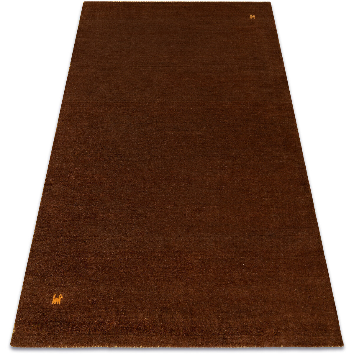 Rugsx  Vlněný koberec GABBEH LOOM hnědá - RUČNĚ 60x90 cm  Hnědá