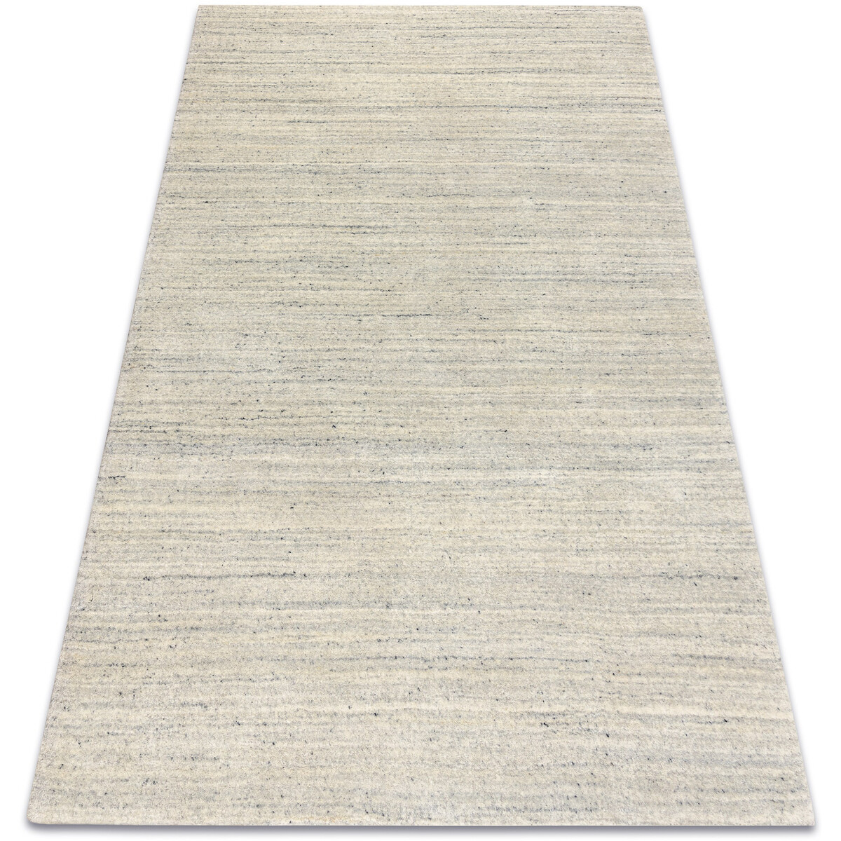 Rugsx  Vlněný koberec BERBER LOOM světle stříbrná 2 120x180 cm  Stříbrná