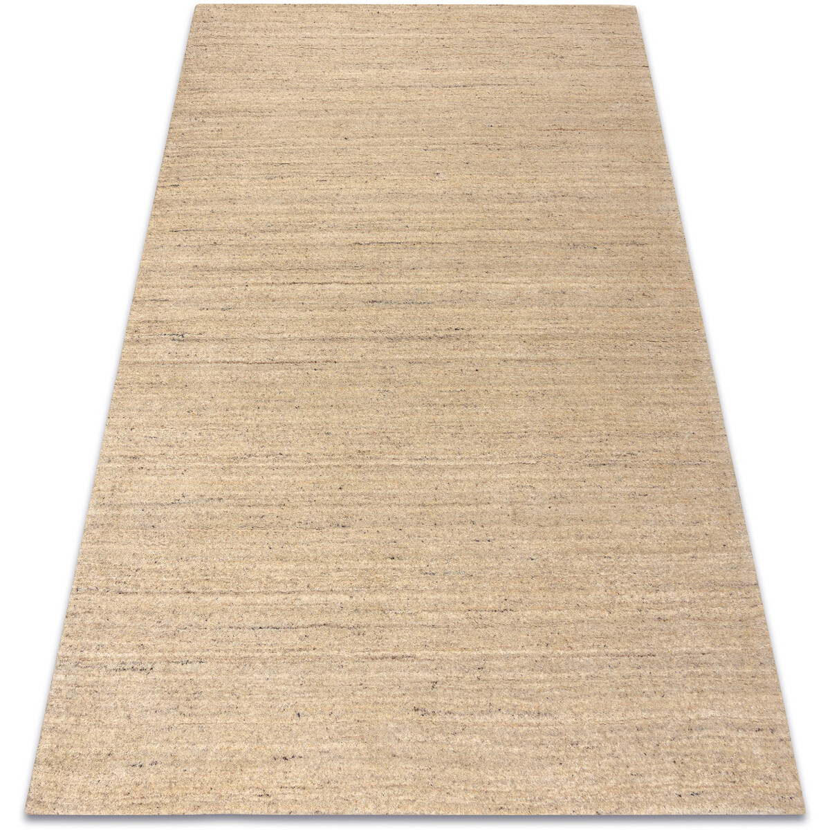 Rugsx  Vlněný koberec BERBER LOOM pískově béžová - 120x180 cm  Béžová