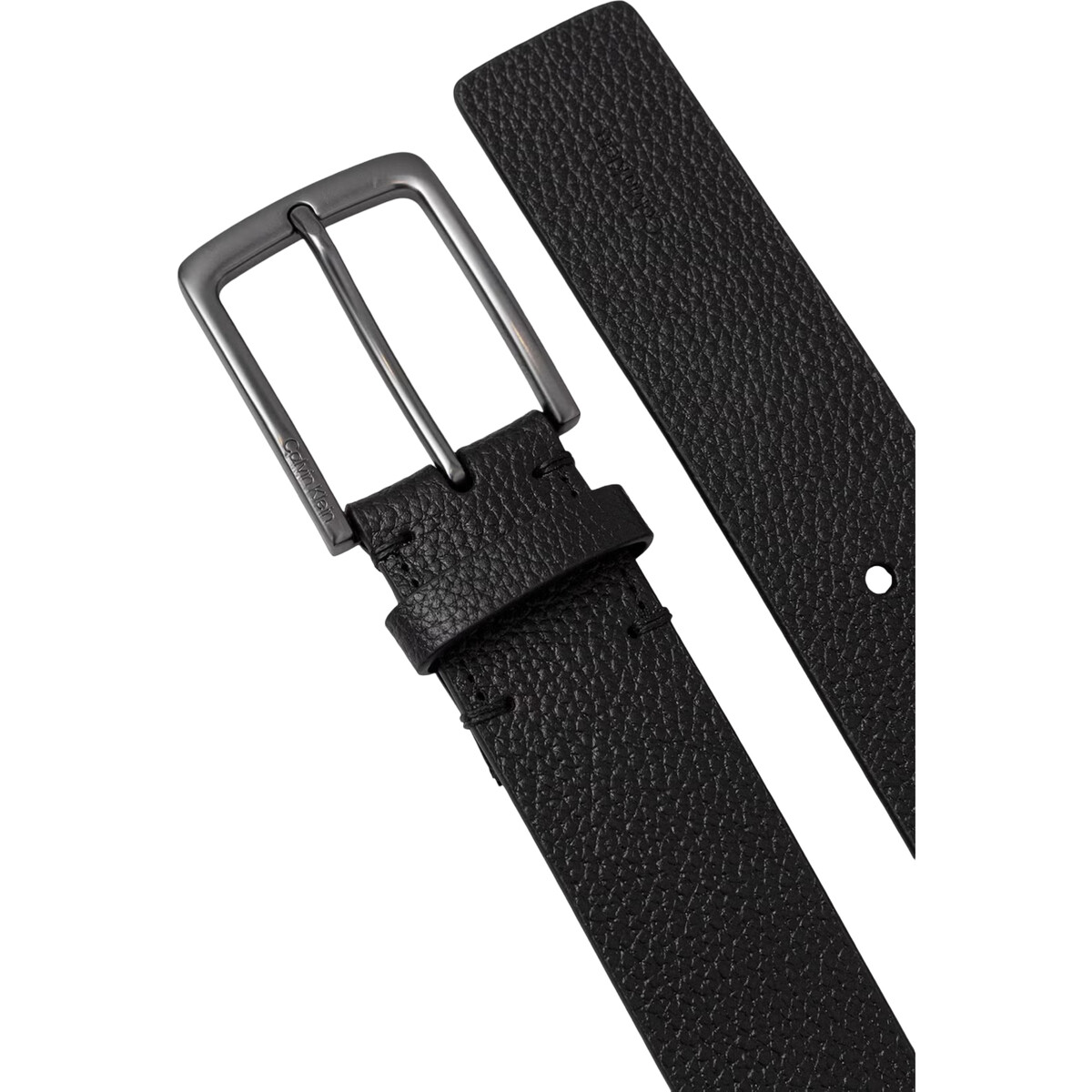 Calvin Klein Jeans  CASUAL PIN BUCKLE PEBBLE 35MM LV04D7095G  Černá
