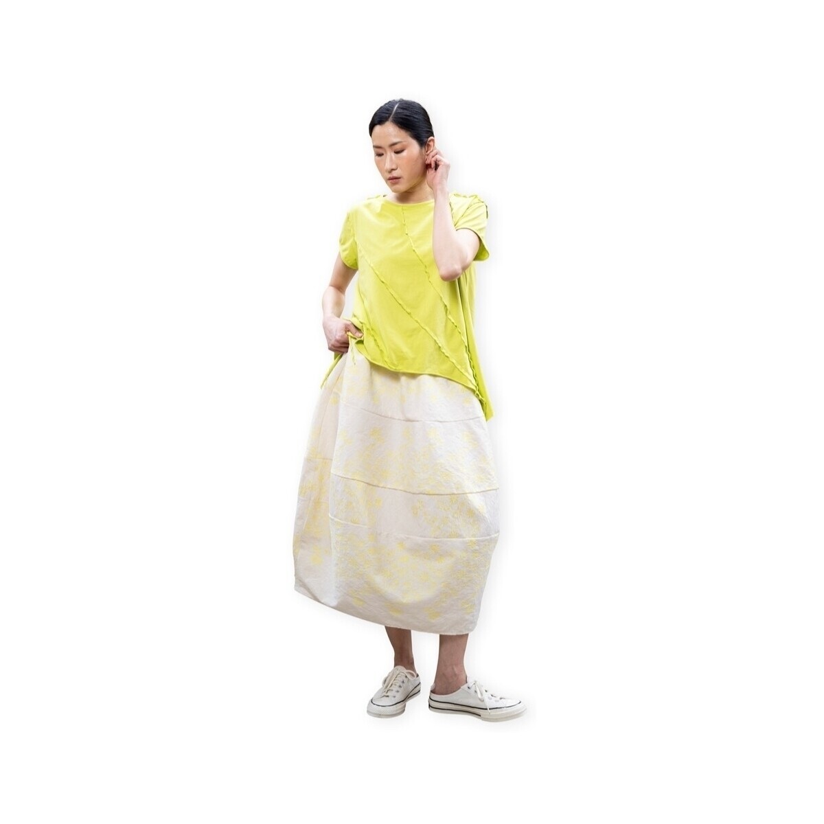 Wendy Trendy  Skirt 826062 - Beige/Yellow  Žlutá