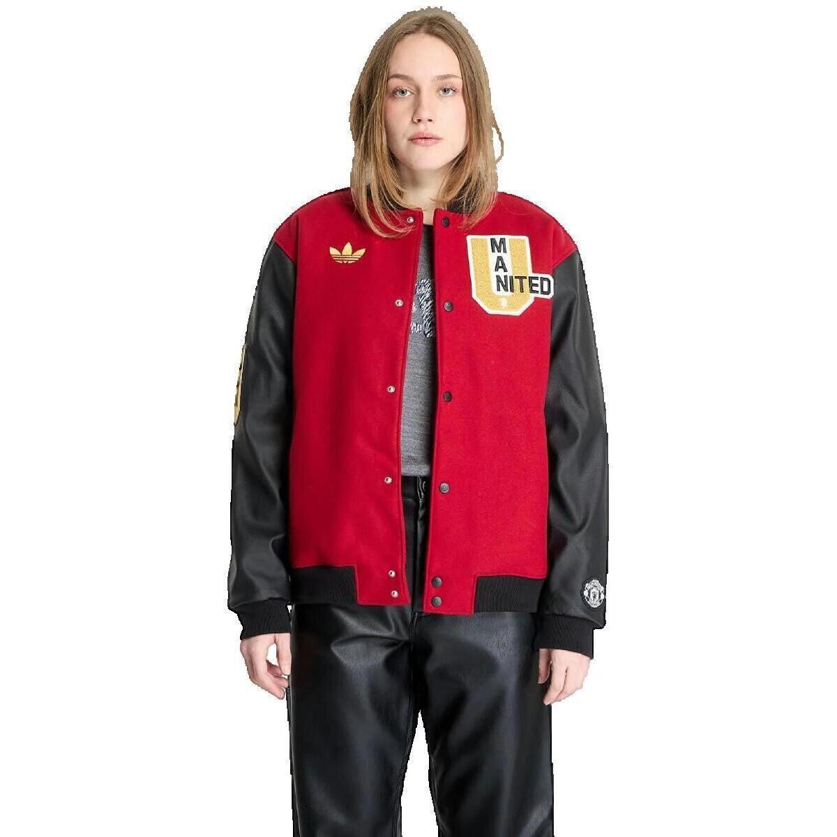adidas  Blouson  Manchester United Vrct Rouge  Červená