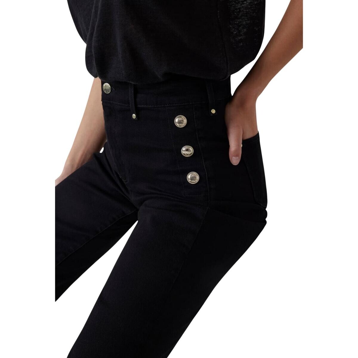 Guess  NEW FAYE PANT W5RA0P D4PZ1  Černá