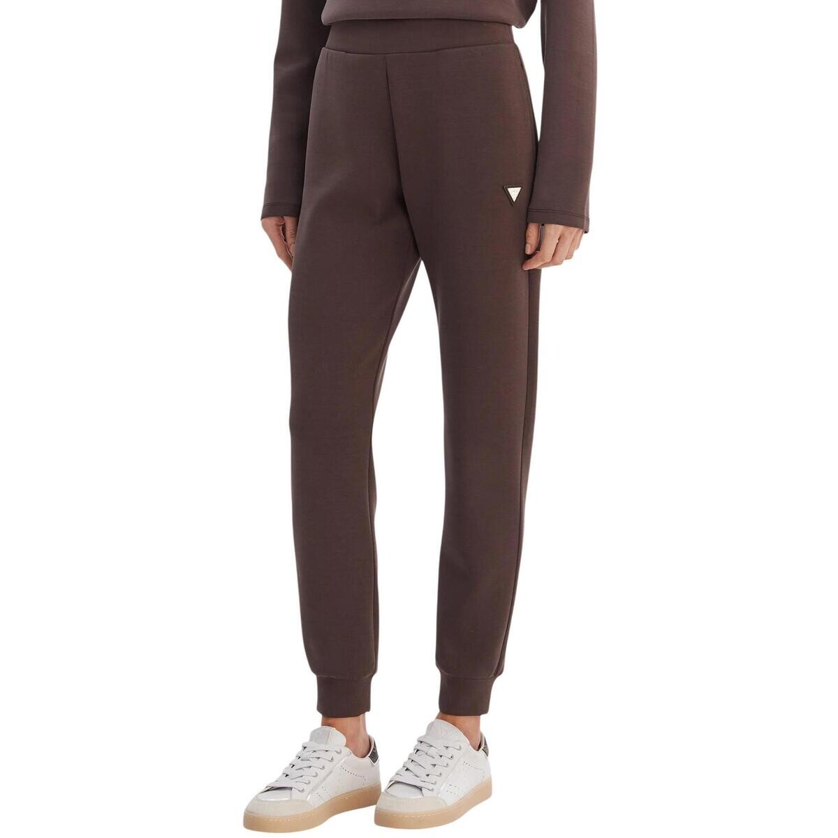 Guess  OLYMPE LONG PANTS V4YB08 KCAY2  Hnědá