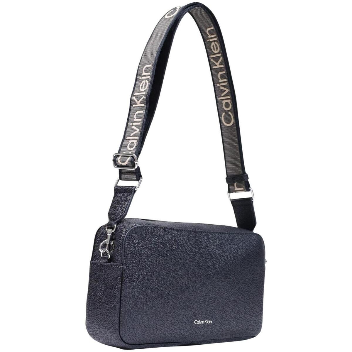 Calvin Klein Jeans  WEBBING 2X STRAP LG CAMERA BAG LV04F3642G  Černá