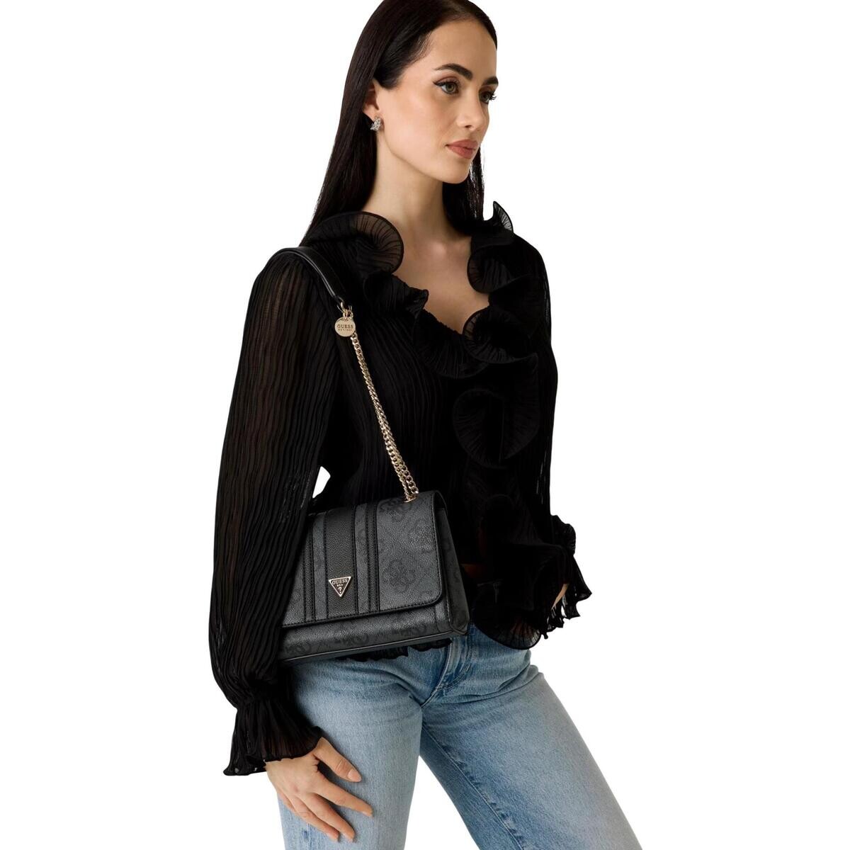 Guess  ELSIE SHOULDER BAG HWSS96 72210  Šedá