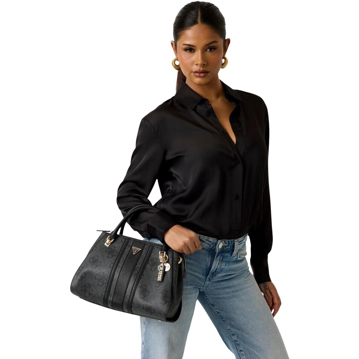 Guess  ELSIE SHOULDER BAG HWSS96 72070  Šedá
