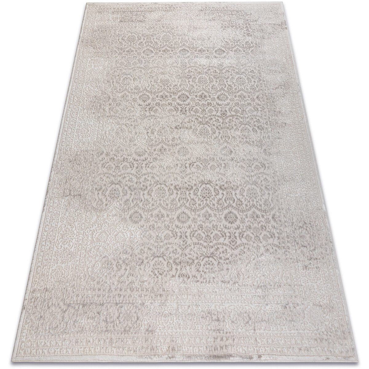 Rugsx  Koberec AURA J1361 krémový - Rám, ornament 120x170 cm  Béžová