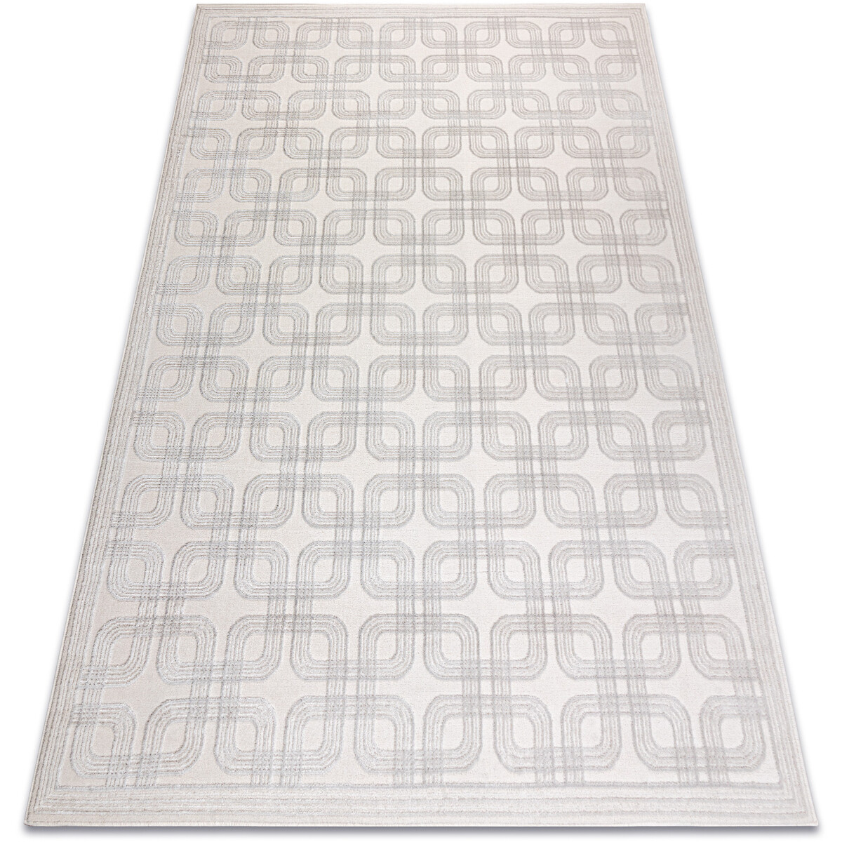 Rugsx  Koberec AURA J2556A krémová / světle šedá 120x170 cm  Béžová