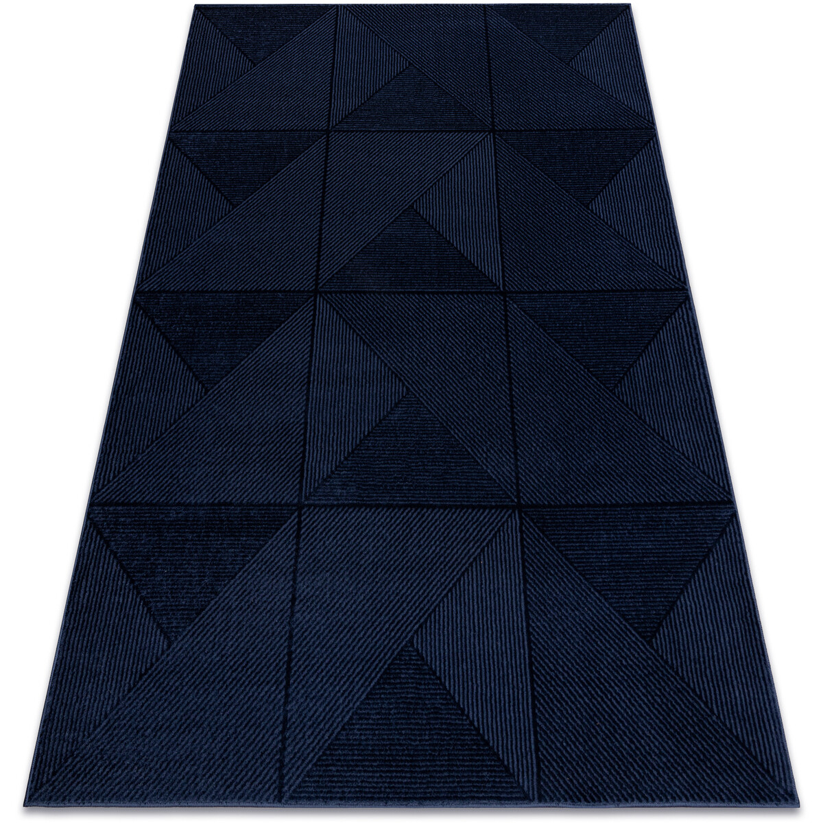 Rugsx  Koberec AURA J2624A tmavě modrá - Geometrický, 120x170 cm  Modrá