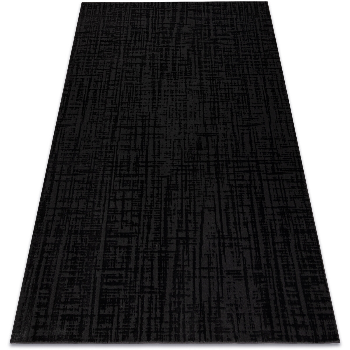 Rugsx  Koberec AURA J2557A černá / antracitová - 120x170 cm  Černá