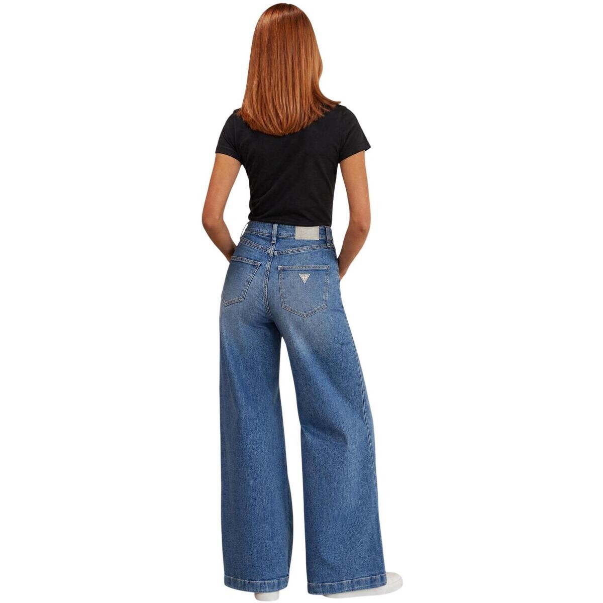 Guess BELLAGIO PANT W6YA1C D1337 Modrá