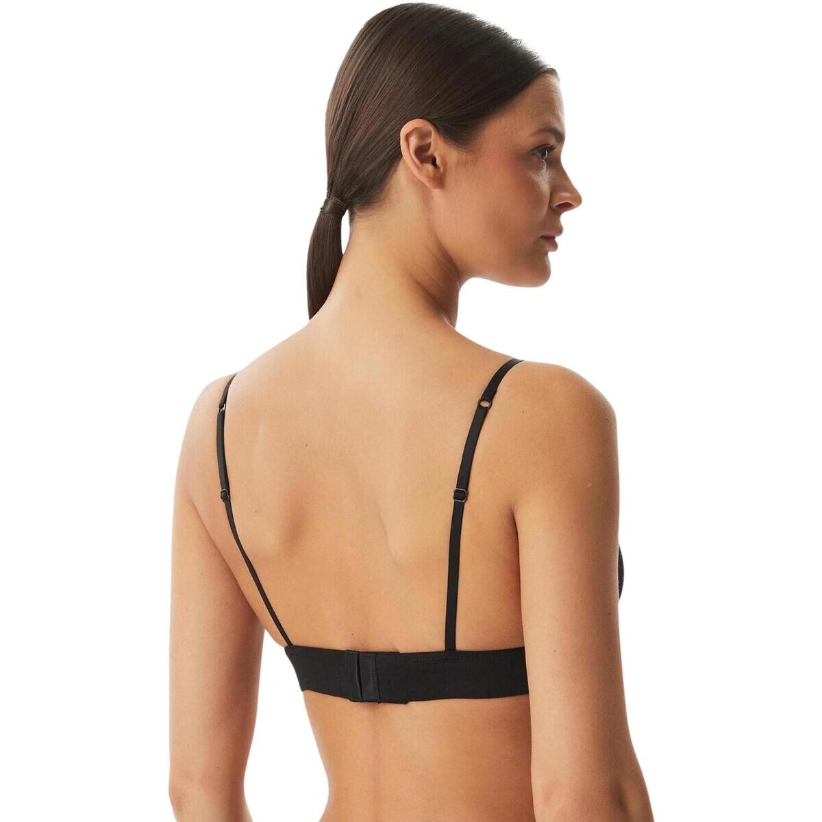 Calvin Klein Jeans LIGHTLY LINED TRIANGLE LV00QF8886 Černá