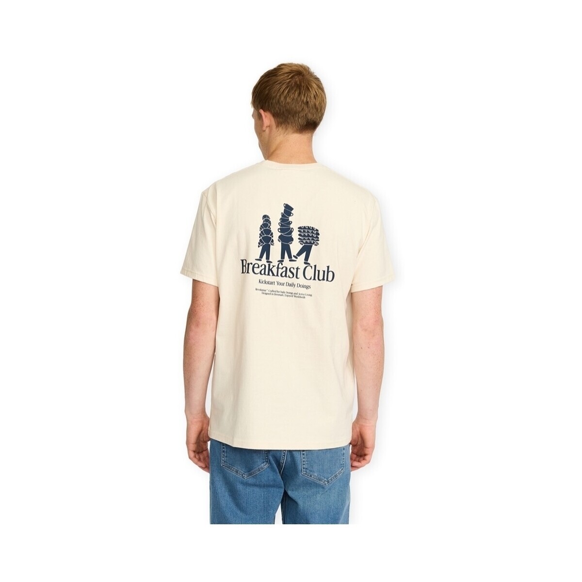 Revolution  Printed T-Shirt 1458 BRE - Off White  Béžová