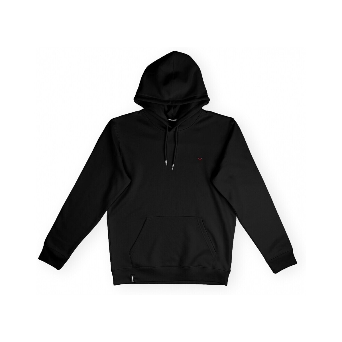 Organic Monkey  Hoodie Red Hot - Black  Černá