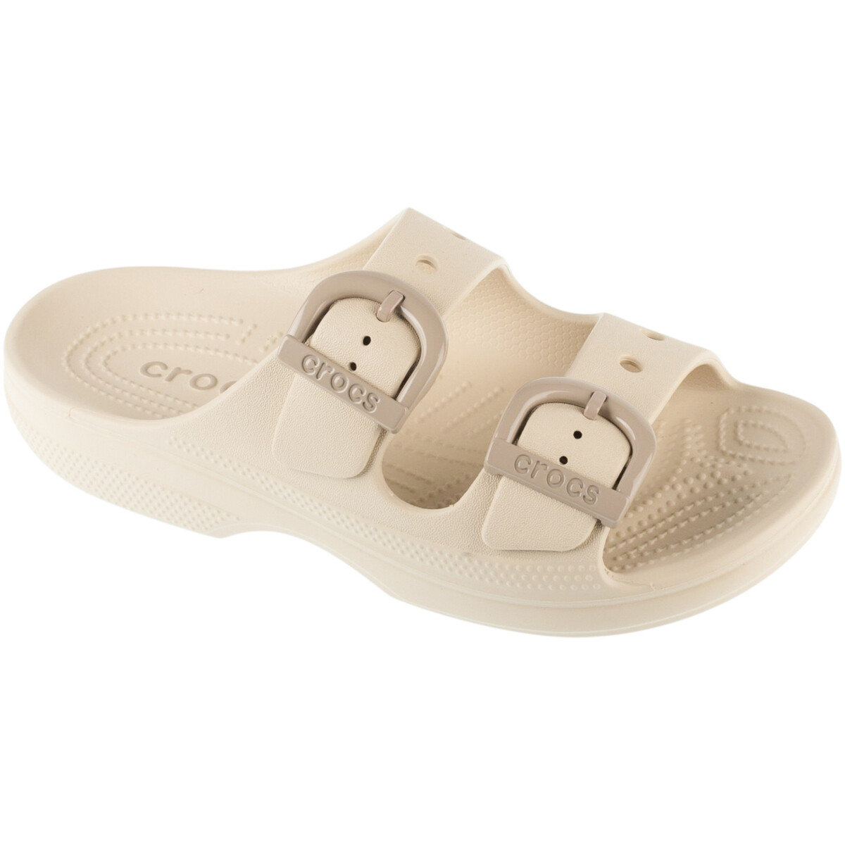 Crocs  Saturday Enamel Buckle Sandal W  Béžová
