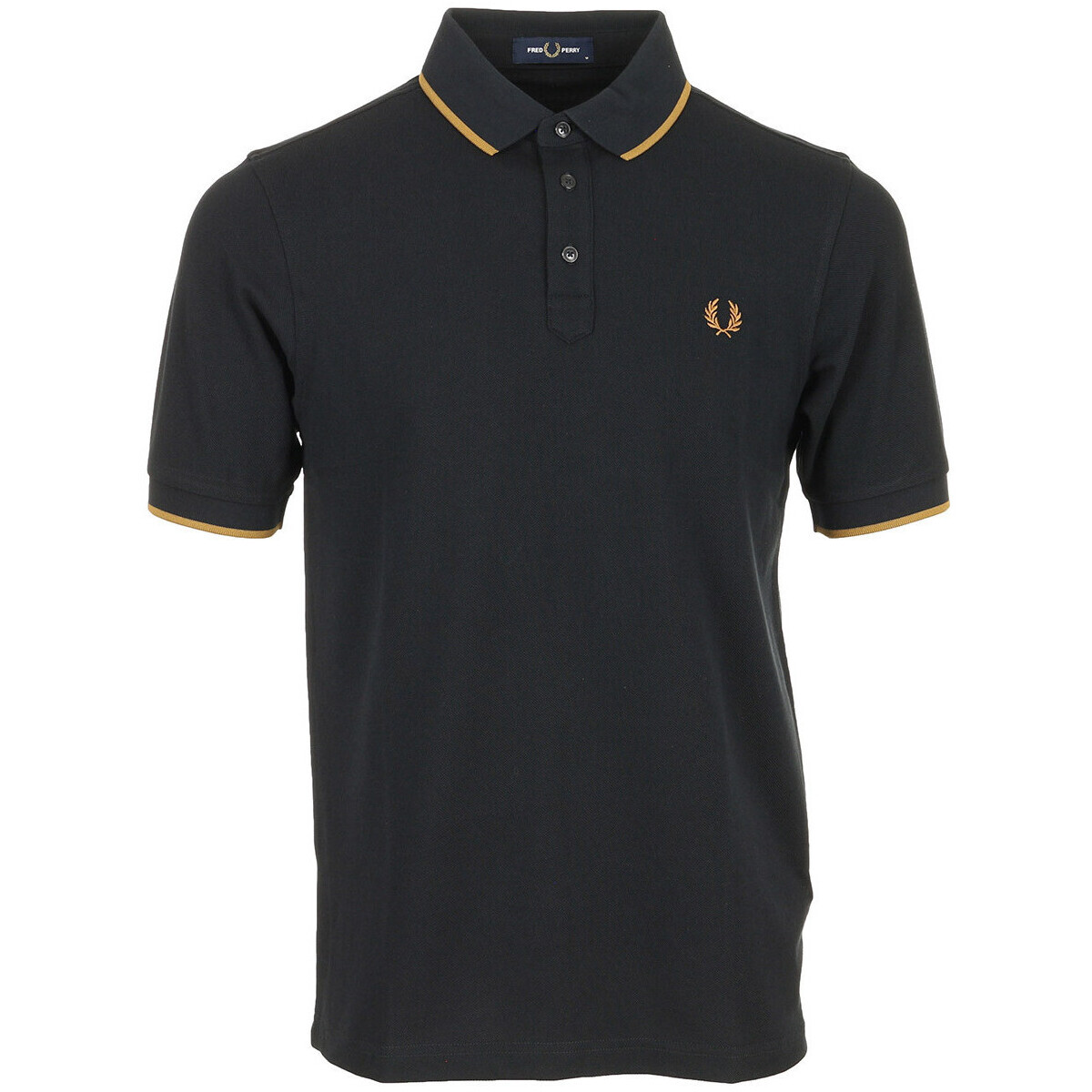 Fred Perry  Collar Stand Polo Shirt  Černá