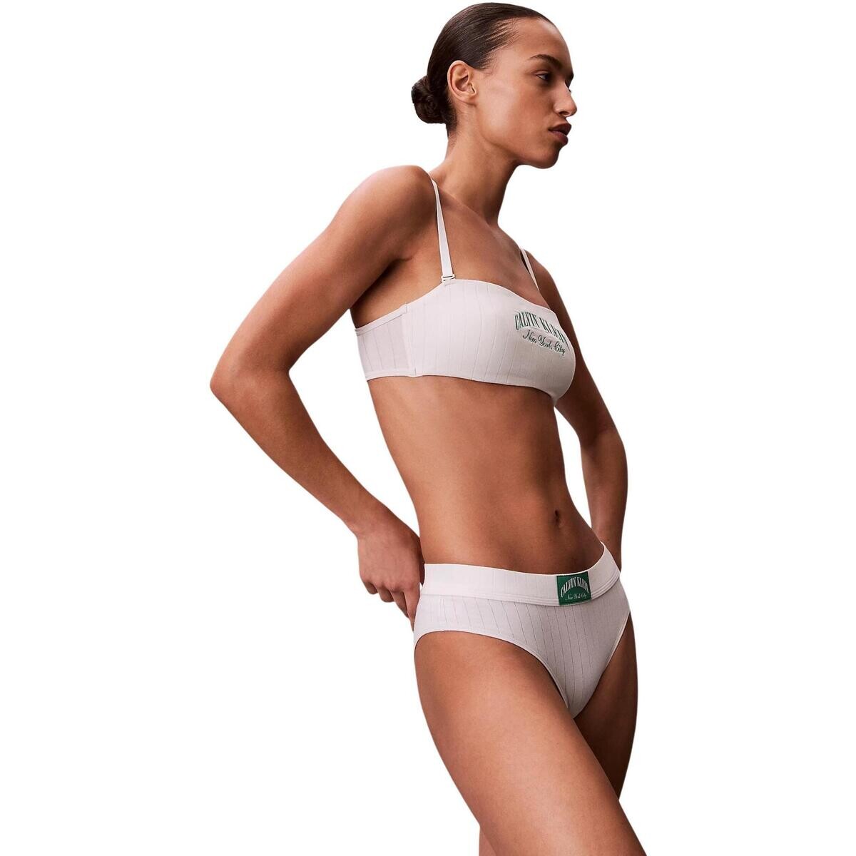 Calvin Klein Jeans LIGHTLY LINED BANDEAU LV00QF8710 Bílá