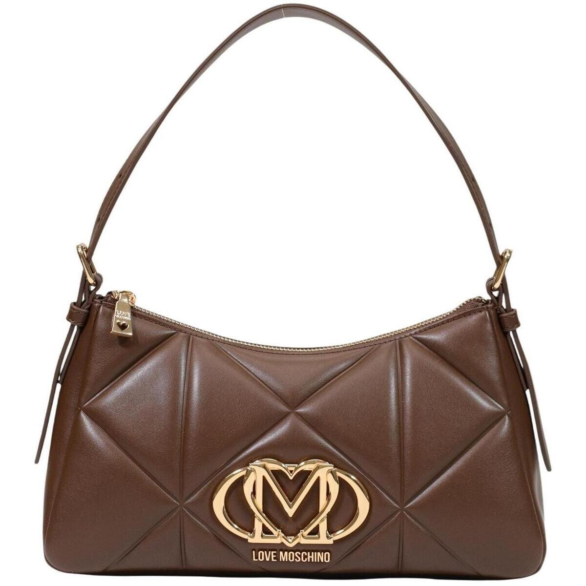 Love Moschino  BORSA PU EMBOSSED JC4032PP1  Hnědá