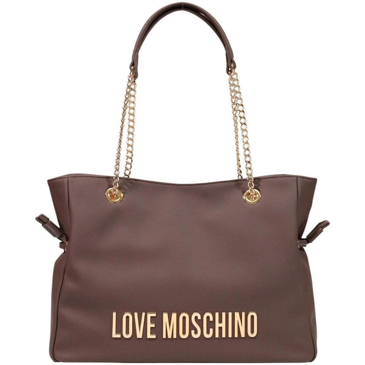 Love Moschino BORSA PU GRS JC4186PP1 Hnědá