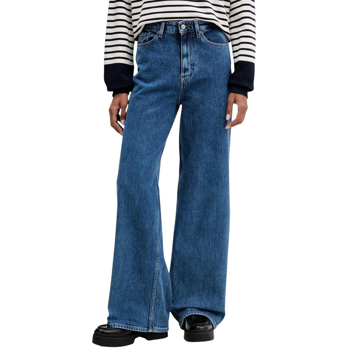 Tommy Hilfiger  CLAIRE HR WIDE BJ413 DW0DW23069  Modrá