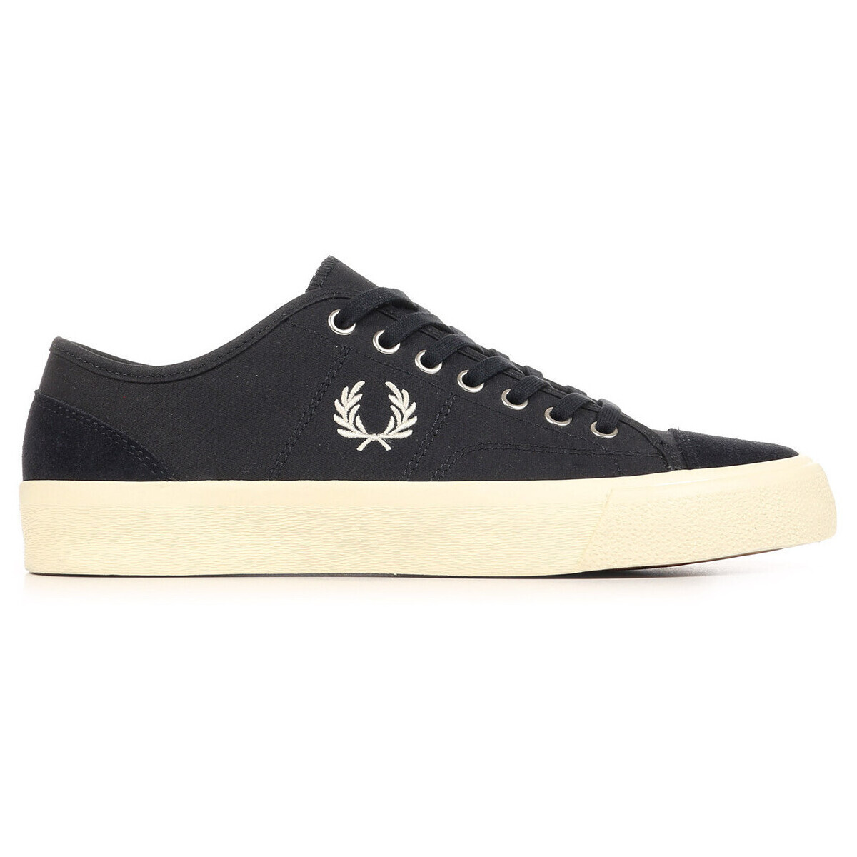 Fred Perry  Hughes Canvas Suede  Modrá