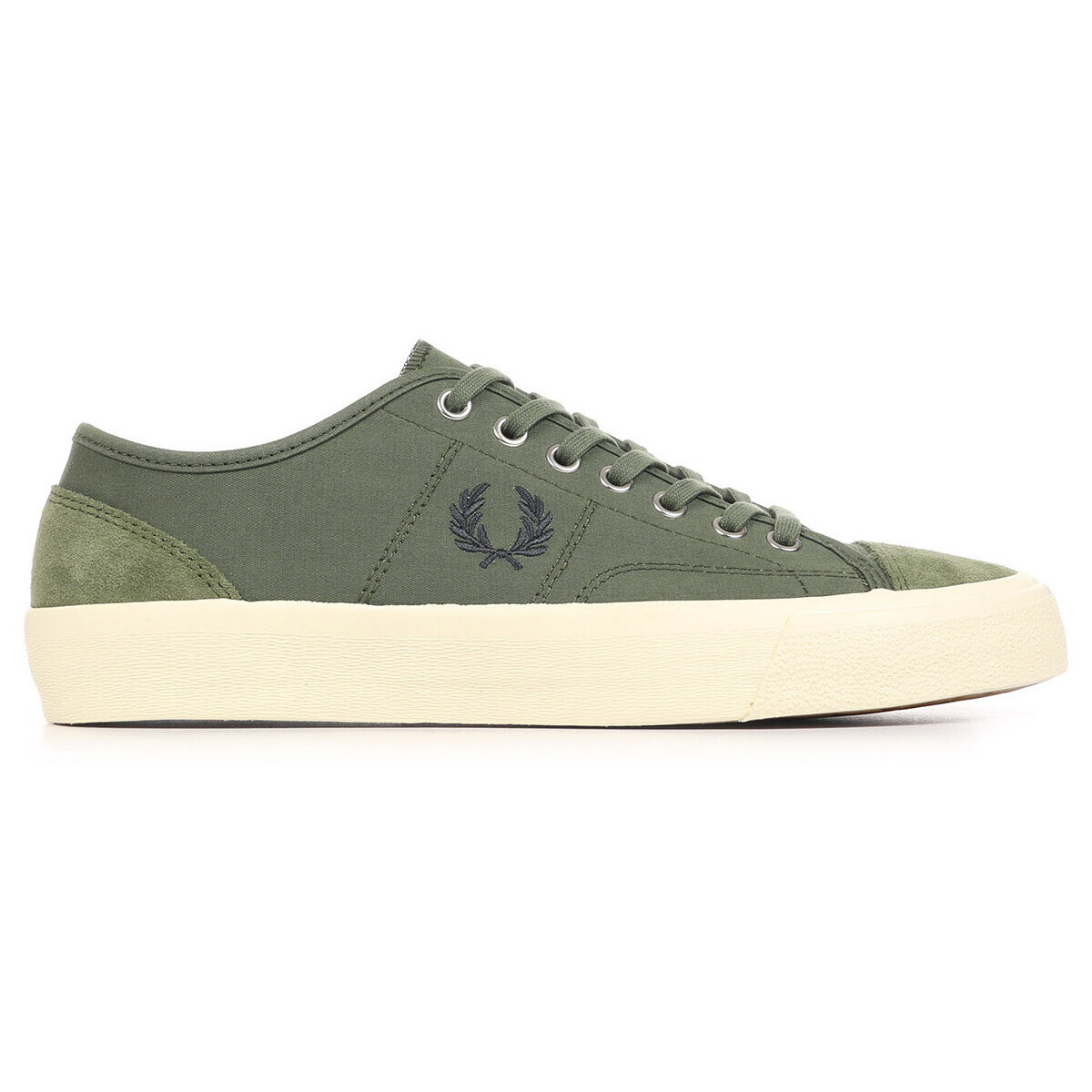 Fred Perry  Hughes Canvas Suede  Zelená