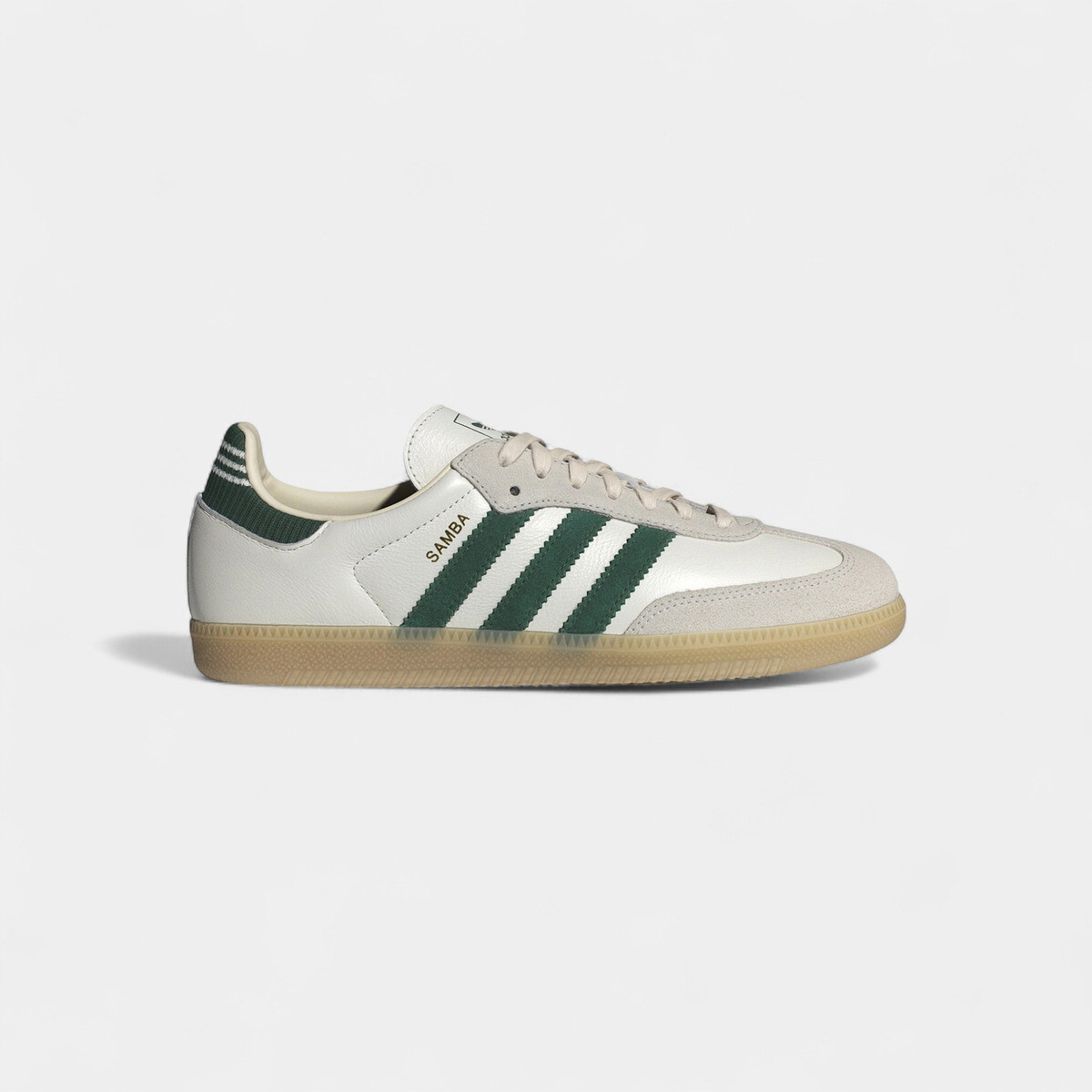 adidas  Samba OG White Collegiate Green Gum  Bílá