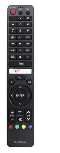 Eclipsera Náhradní dálkový ovladač GB326WJN8A pro Sharp TV s hlasovým ovládáním