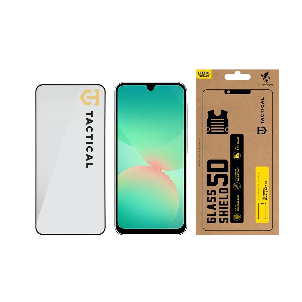 Tvrzené sklo Tactical Glass Shield 5D pro Samsung Galaxy A27 5G, černá