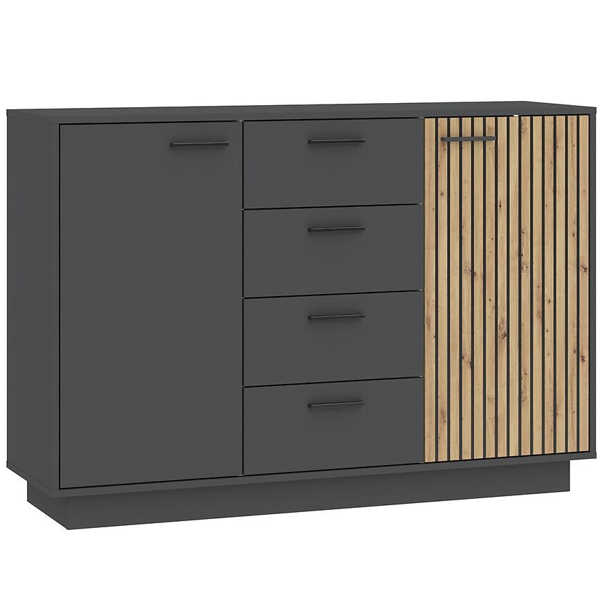 Komoda nr 8 antracitová/artisan