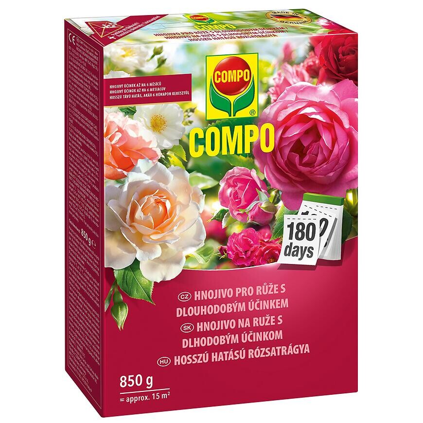 COMPO Hnojivo pro růže s dlouhodobým účinkem 850 g