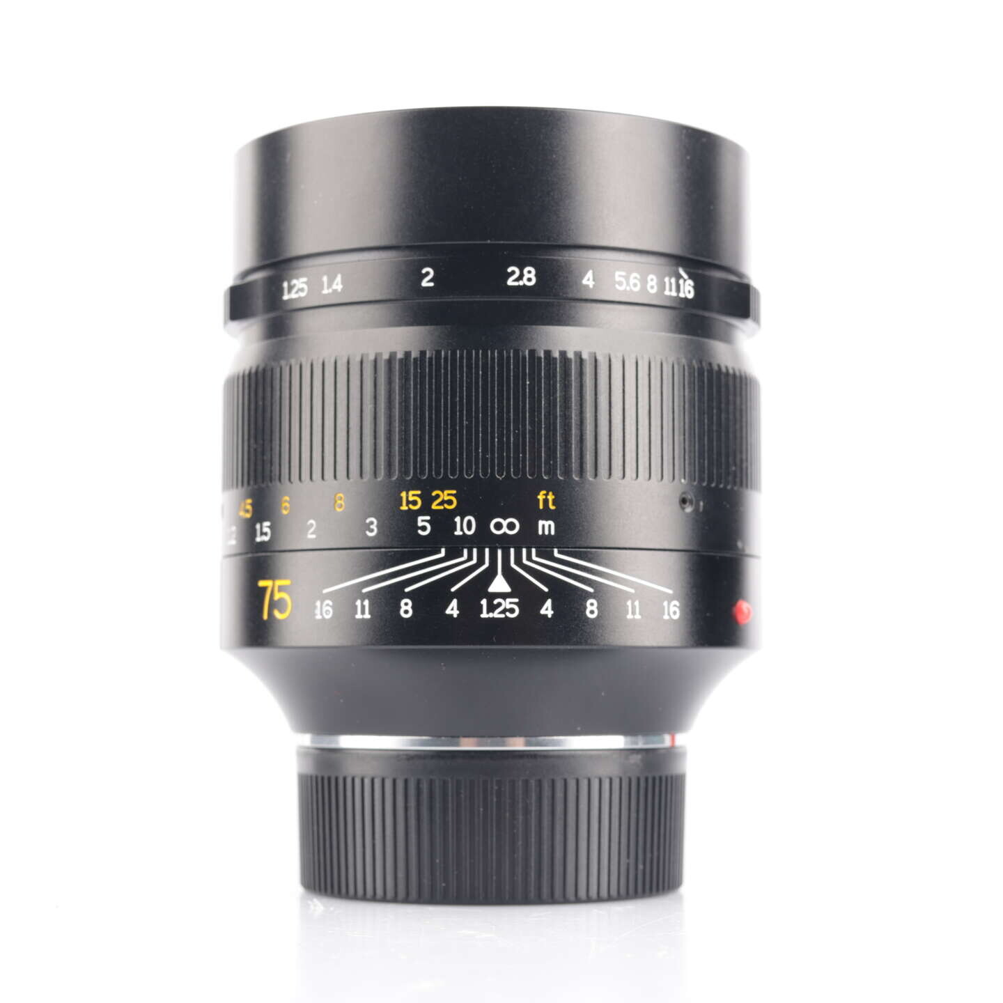 7Artisans 75 mm f/1,25 Full frame objektiv pro Leica M bazar