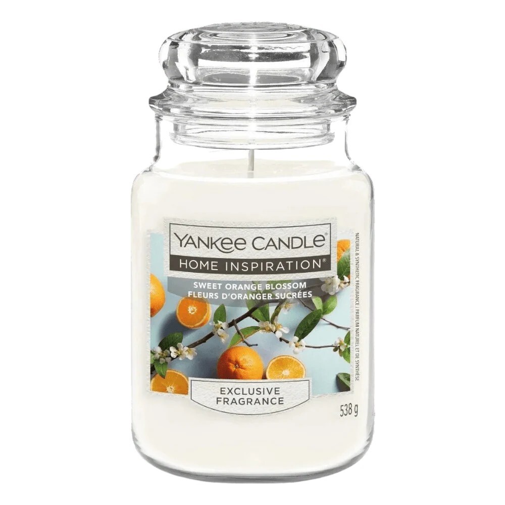 Yankee Candle Aromatická svíčka Home Inspiration Sweet Orange Blossom 538 g