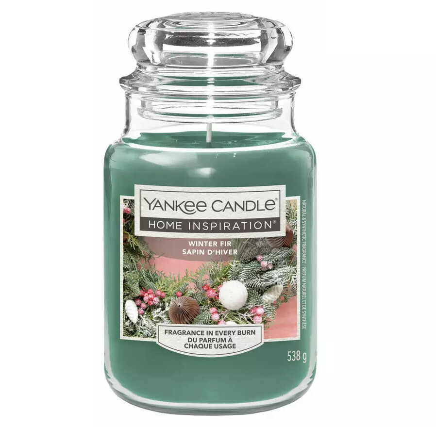 Yankee Candle Vonná svíčka Home Inspiration Winter Fir 538 g