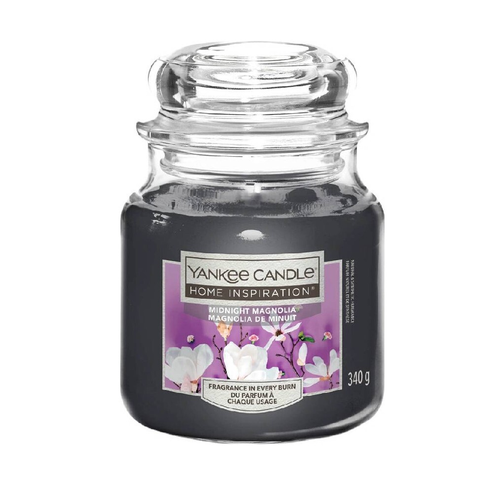 Yankee Candle Aromatická svíčka Home Inspiration Midnight Magnolia 340 g