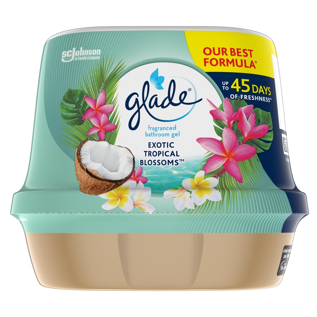 Glade Vonný gel do koupelny Exotic Tropical Blossoms 180 g