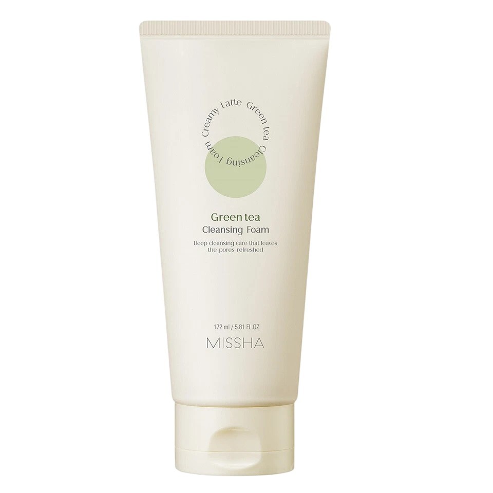 Missha Krémová čisticí pěna Green Tea Cleansing Foam 172 ml