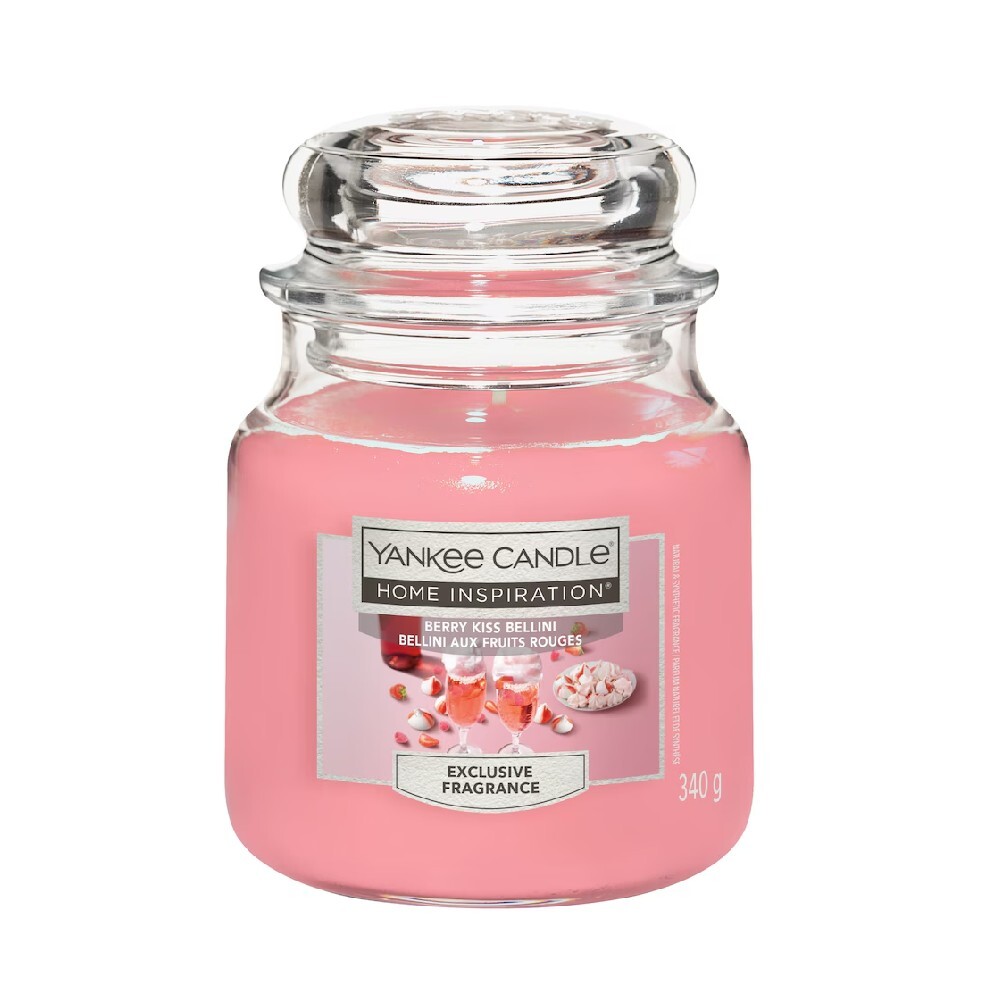 Yankee Candle Aromatická svíčka Home Inspiration Berry Kiss Bellini 340 g