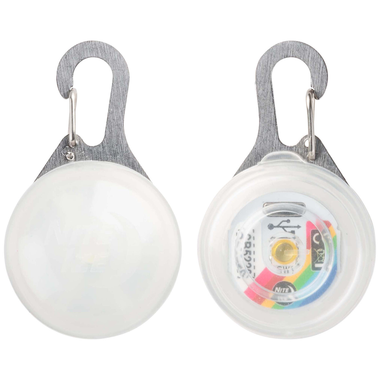 Světlo pro psa Nite Ize Spotlit Rechargeable Collar Light - Disc-O Tech Barva: bílá