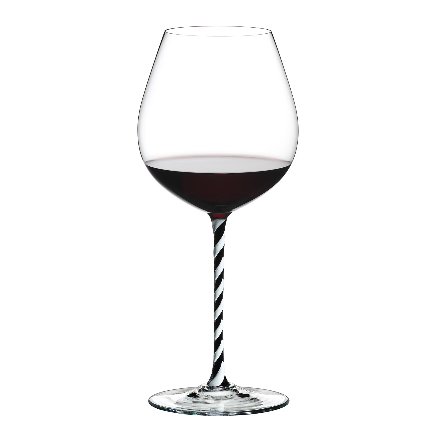 Sklenice Old World Pinot Noir Black and White Twisted Fatto a Mano Riedel