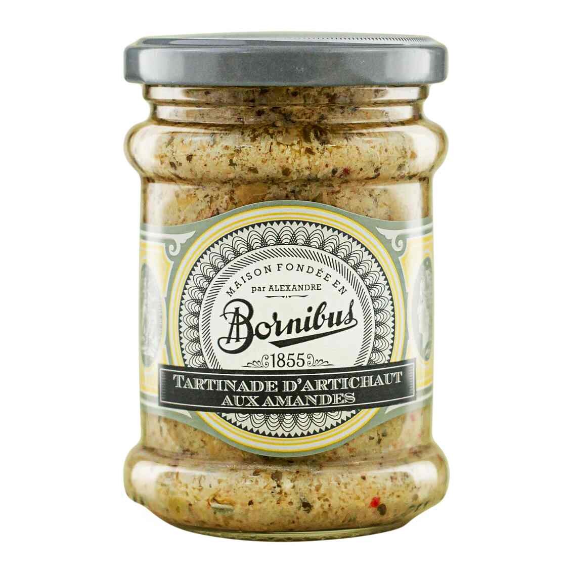 Artyčoková pomazánka 230 g, s mandlemi, BORNIBUS