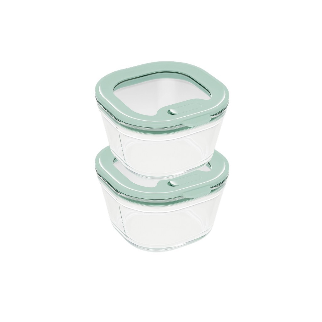 Zapékací mísa PKV-087 240 ml, sada 2 ks, sklo / silikon, Pebbly