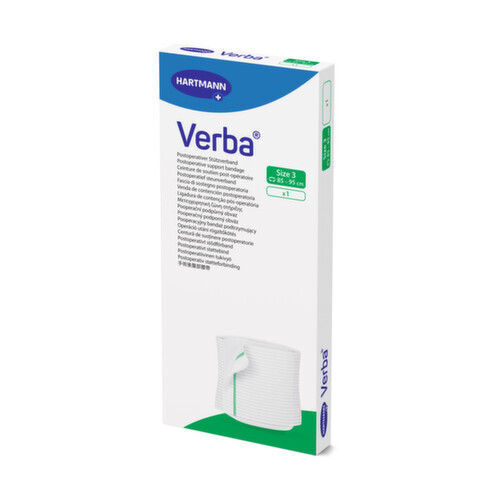 VERBA Břišní pás podpůrný vel.3 85-95cm 1ks
