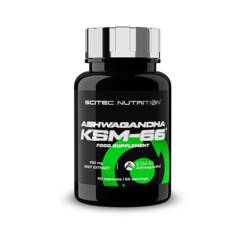 Scitec Nutrition Ashwagandha KSM-66, 60 cps.