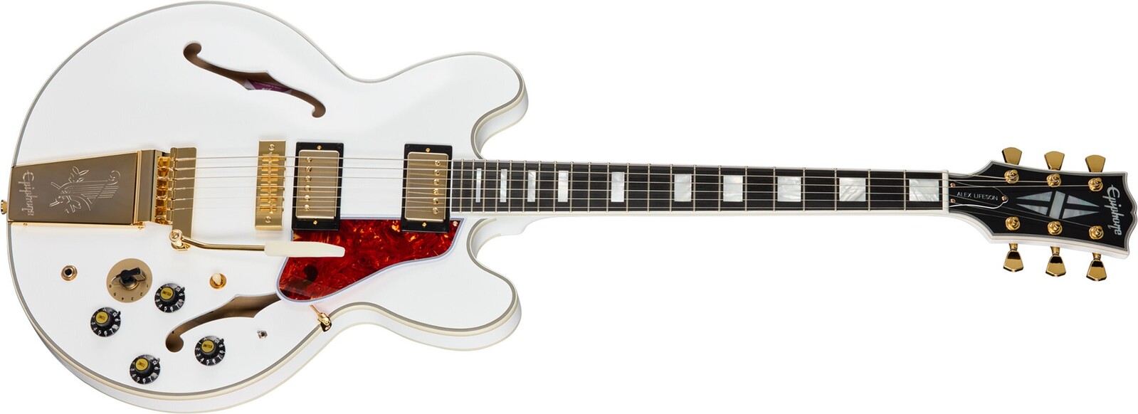 Epiphone IGC Alex Lifeson 1976 ES-355 Reissue Alpine White