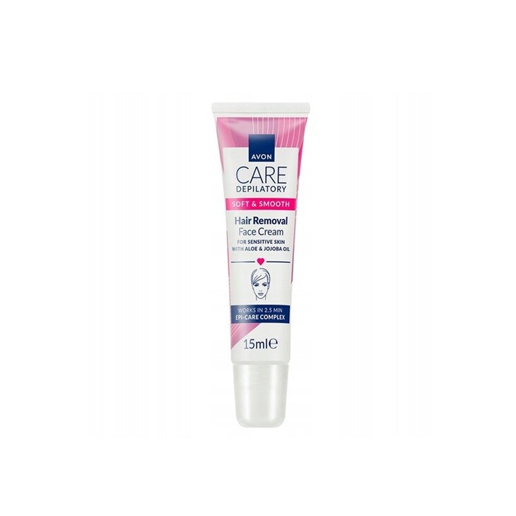 Avon Hair Removal Face Cream Depilační krém na obličej pro citlivou pleť 15 ml