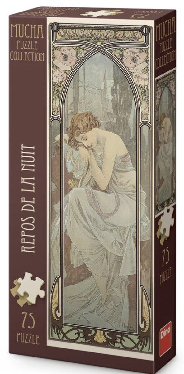 Alfons Mucha – Odpočinek noci 75 puzzle
