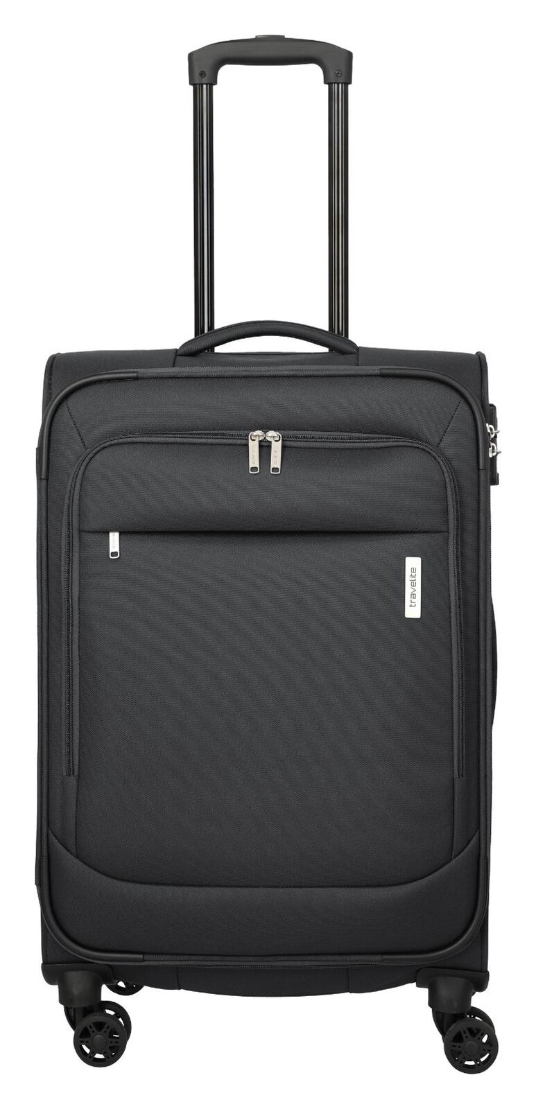 Střední textilní kufr Travelite Priego M Anthracite
