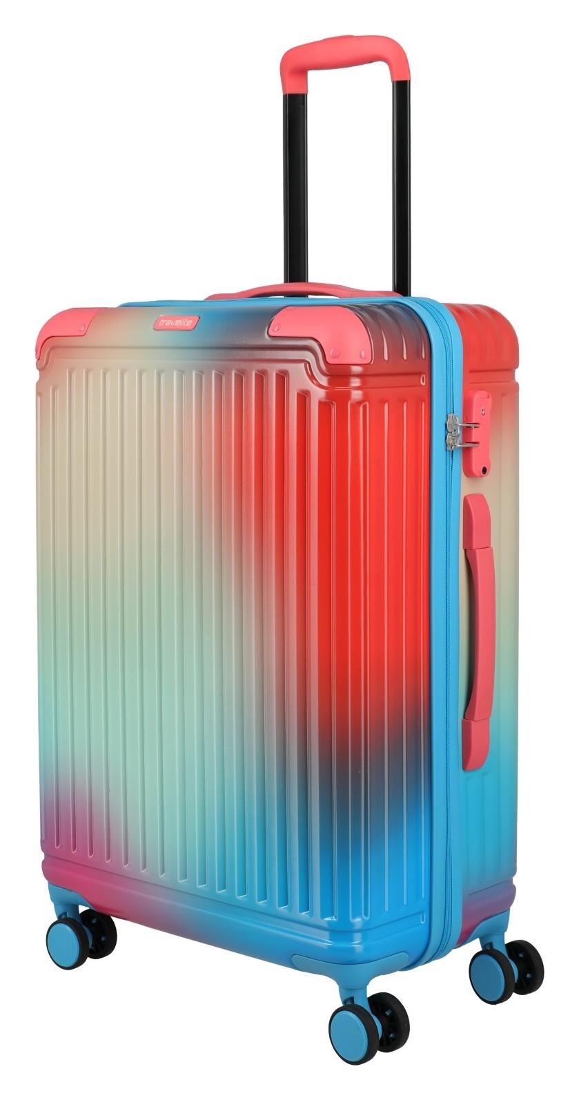 Střední skořepinový kufr Travelite Cruise M Multicolor